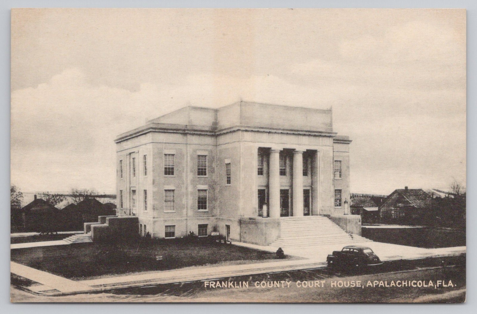 Franklin County Court House, Apalachicola, Florida FL DB UNP Postcard Franklin County Court House, Apalachicola, Florida FL DB UNP Postcard