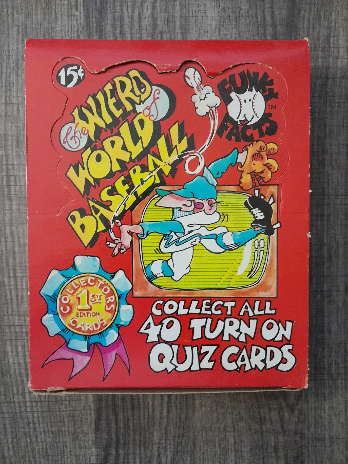 1976 Weird World Of Baseball Box 36 Packs