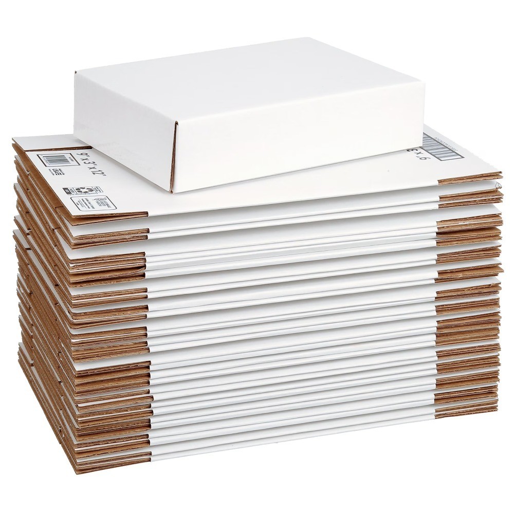 White Corrugated Shipping Boxes, 9\