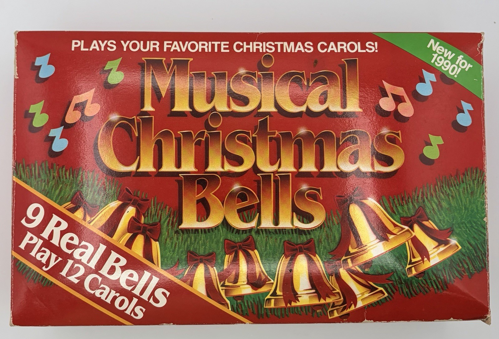 Vintage Ye Merrie Minstrel Caroling Christmas Bells 12 Musical 25 Songs Tested