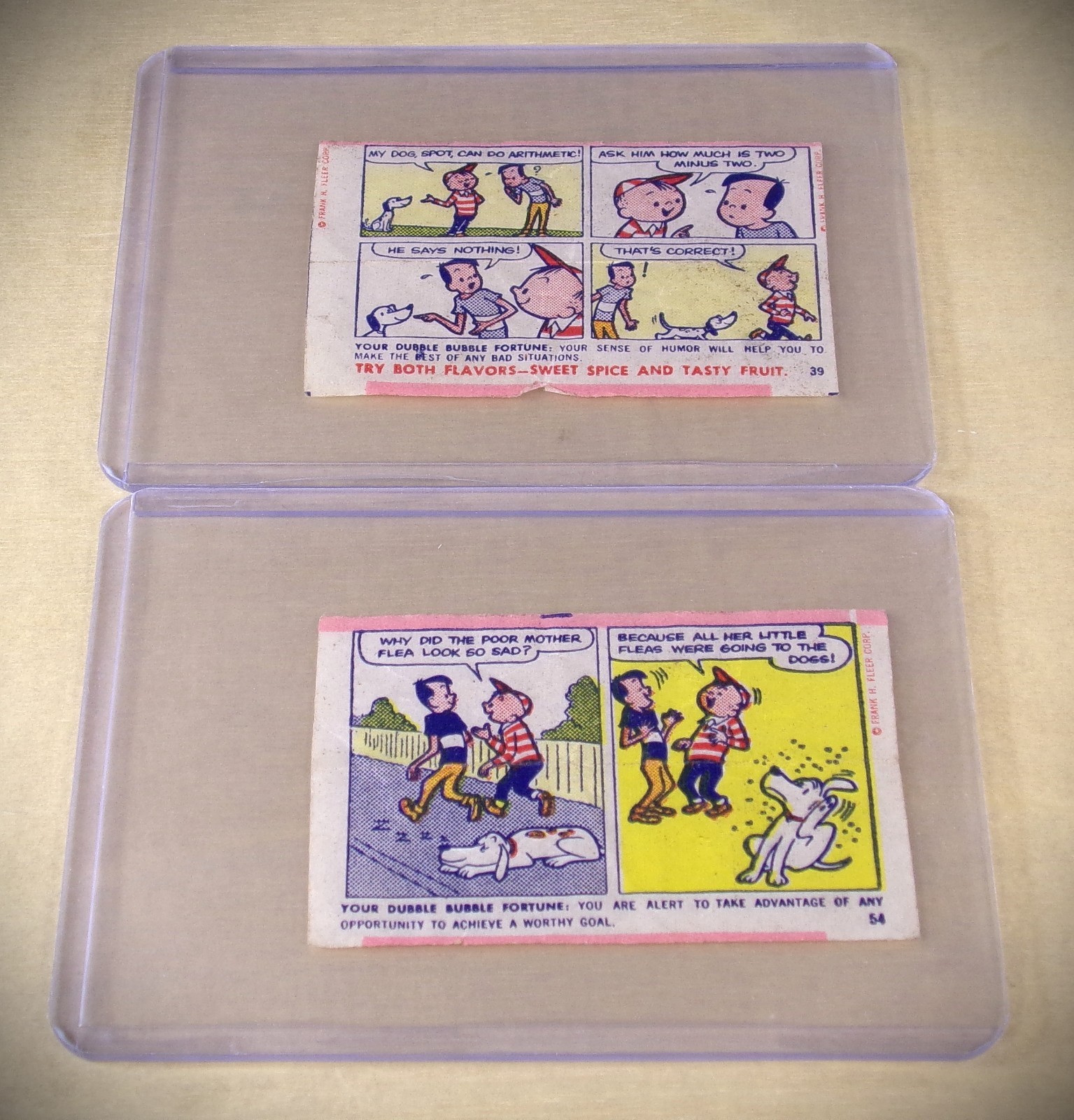 Vintage 1950s Fleer Dubble Bubble Gum Comic Wrappers #396 Featuring Pud Rare