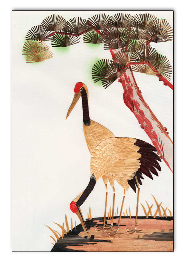 1920 REPRODUCTION SILK ART BIRDS 18\