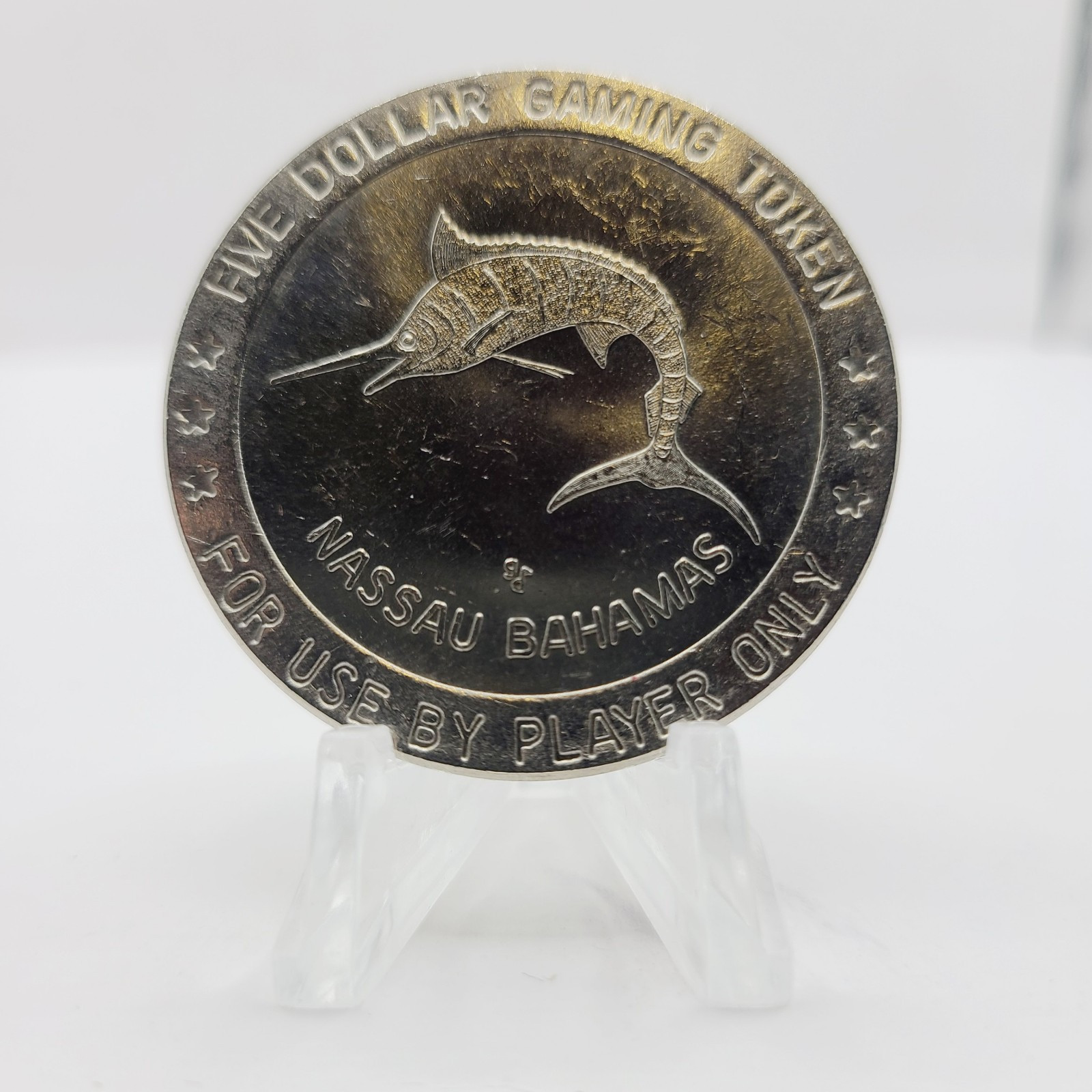 Crystal Palace Hotel Casino Nassau Bahamas $5 Slot Token