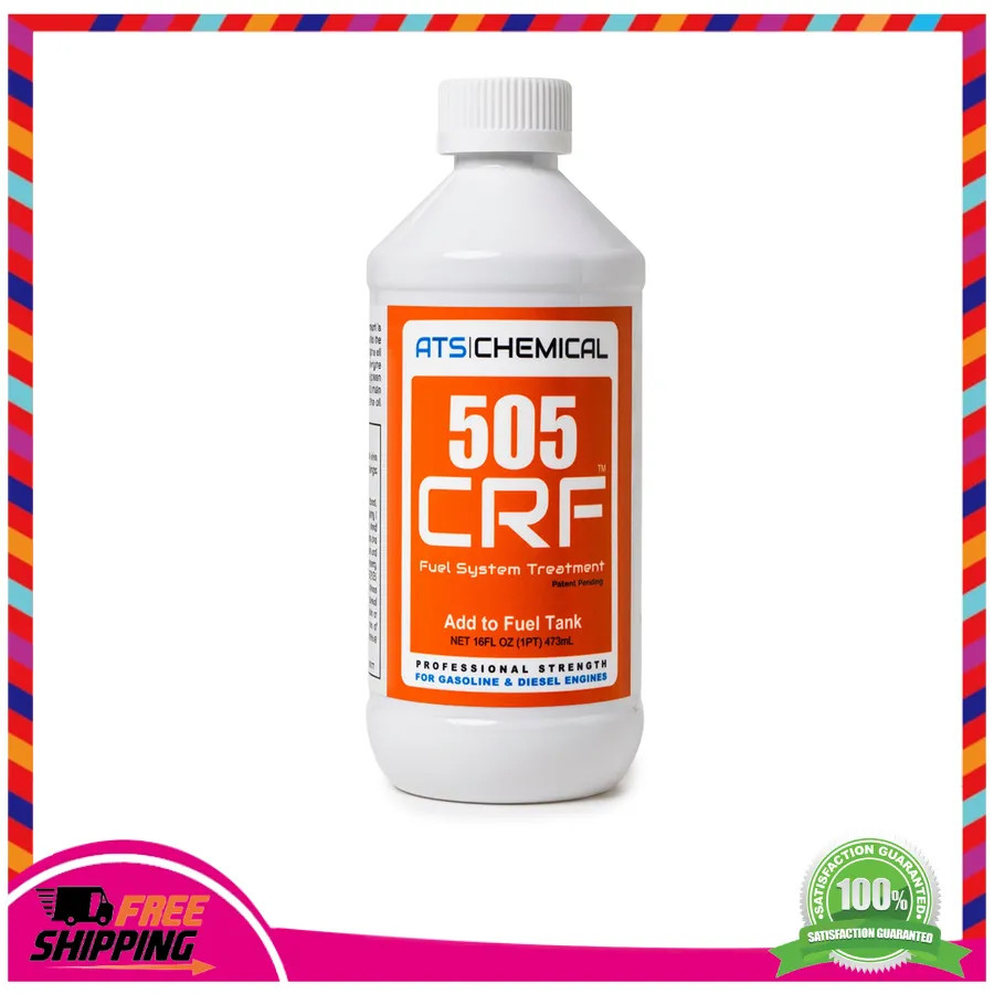 ATS Chemical 505 CRF Fuel System Treatment 16 oz Carbon Injector Cleaner Gas...