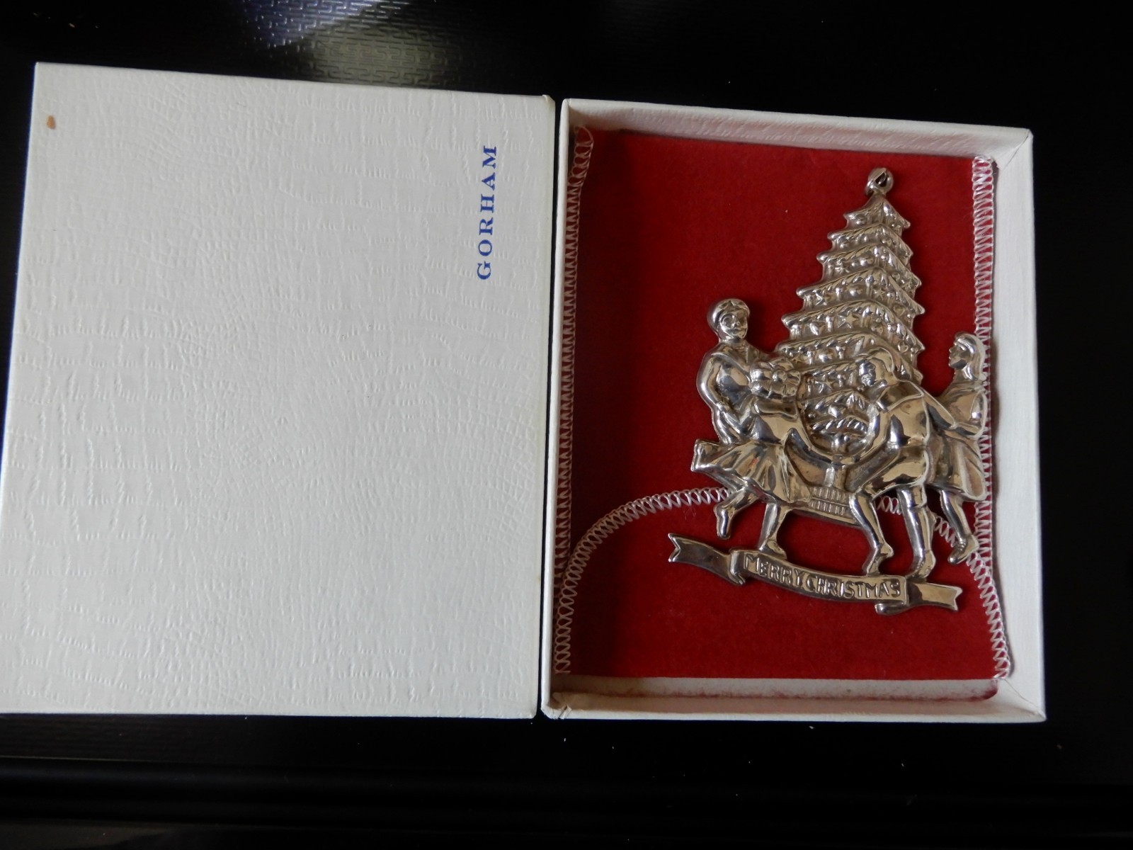Gorham Sterling Silver American Heitage Society. Christmas Ornament 1978