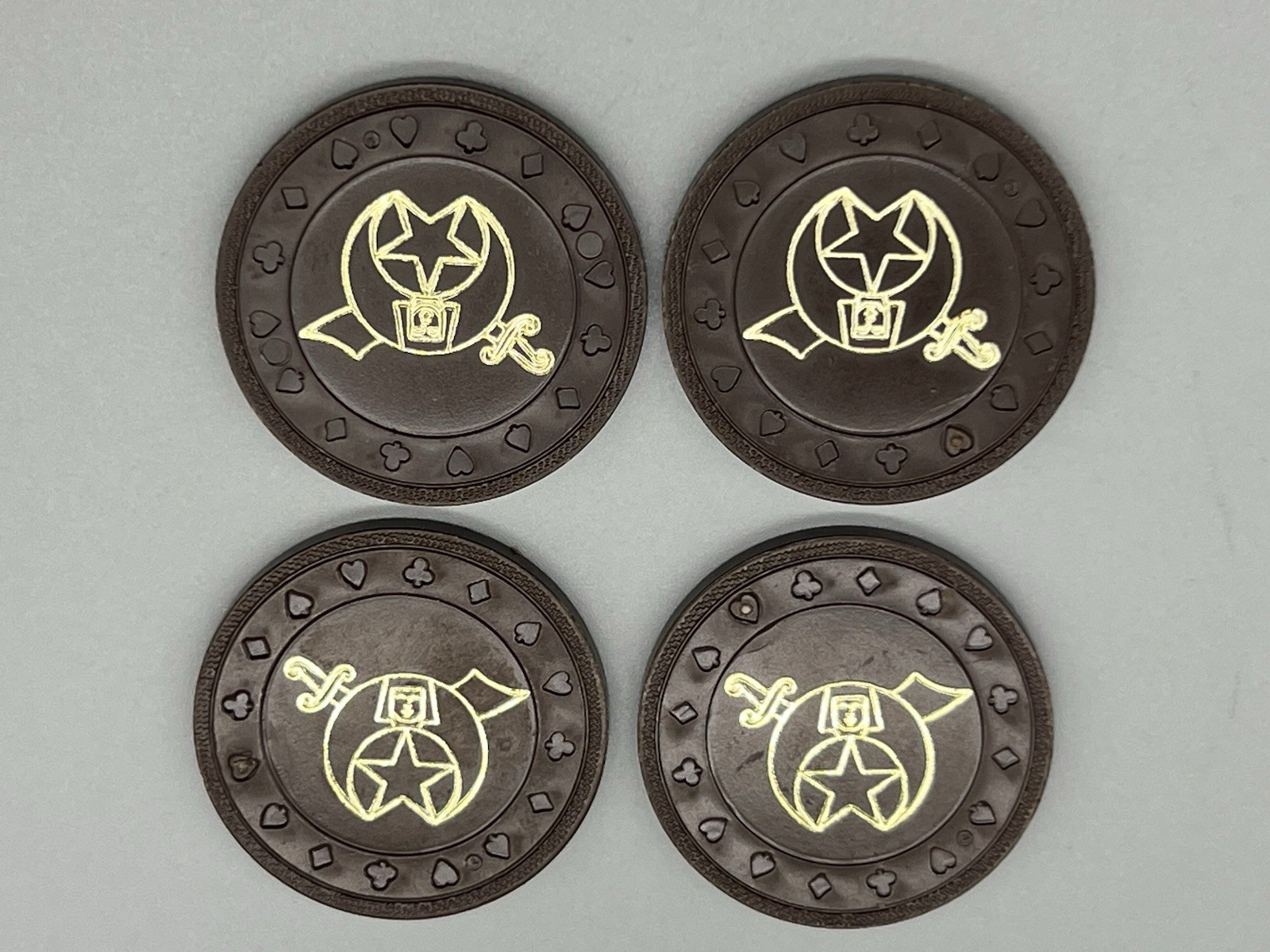 VTG Shriners Masonic $1 Poker Chips 