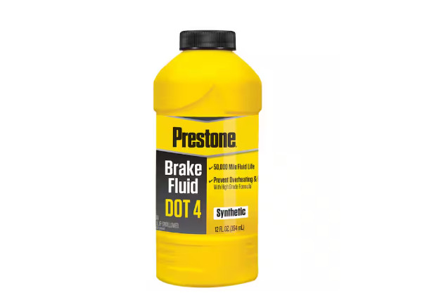 Prestone Dot 4-Brake Fluid, 12 fl. oz., Synthetic, 50,000 Mile Prestone Dot 4-Brake Fluid, 12 fl. oz., Synthetic, 50,000 Mile