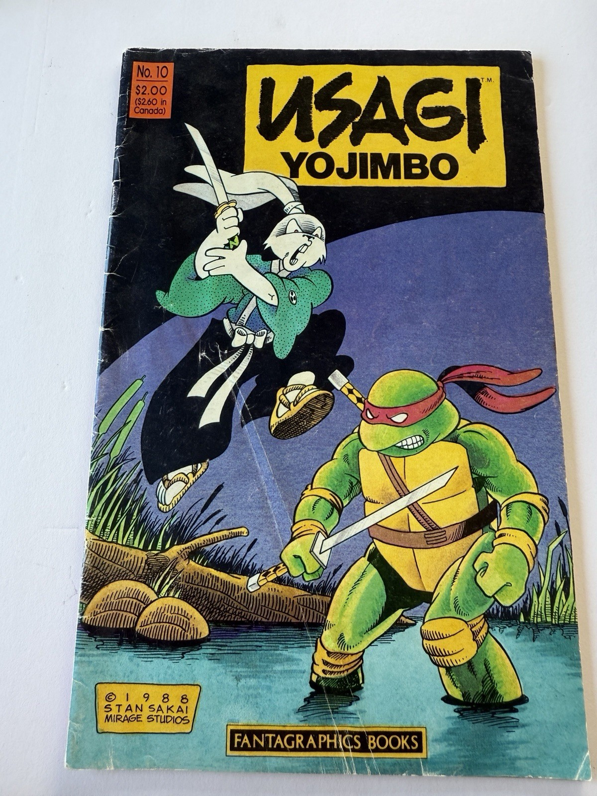 Usagi Yojimbo #10 Fantagraphics Books August 1988 *see description for wear 