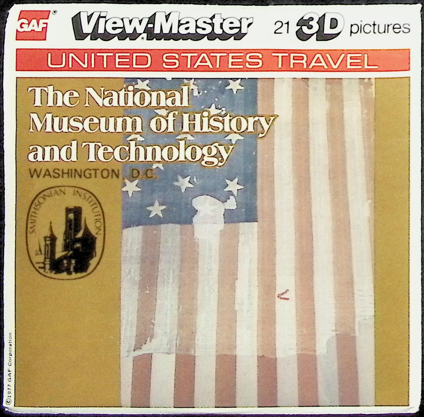 National Museum Of History And Technology View-Master 3 Reel Packet - Full Color