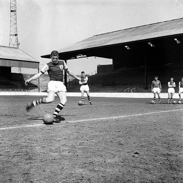Brian Miller during training 1960s Historic Old Sports Photo