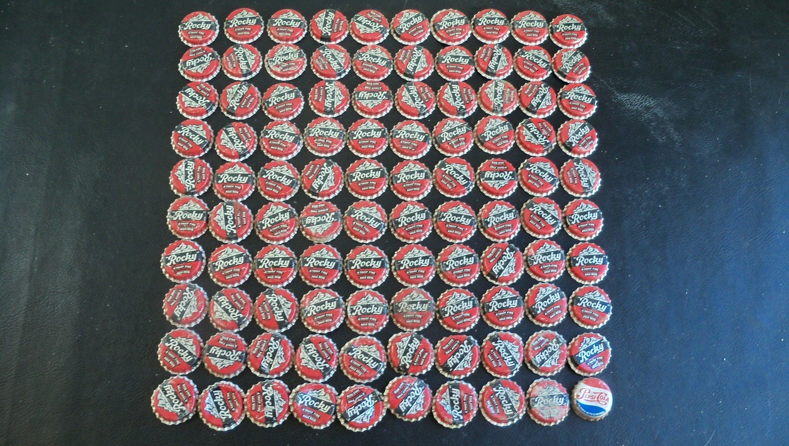 Vintage ROCKY Mountain Beer Bottle Caps ~Anaconda, MT. LOT OF 99