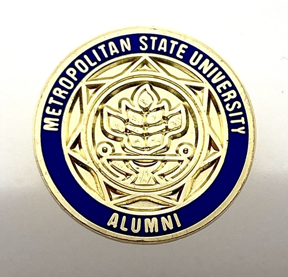 Metropolitan State University Alumni Enamel Lapel Pin