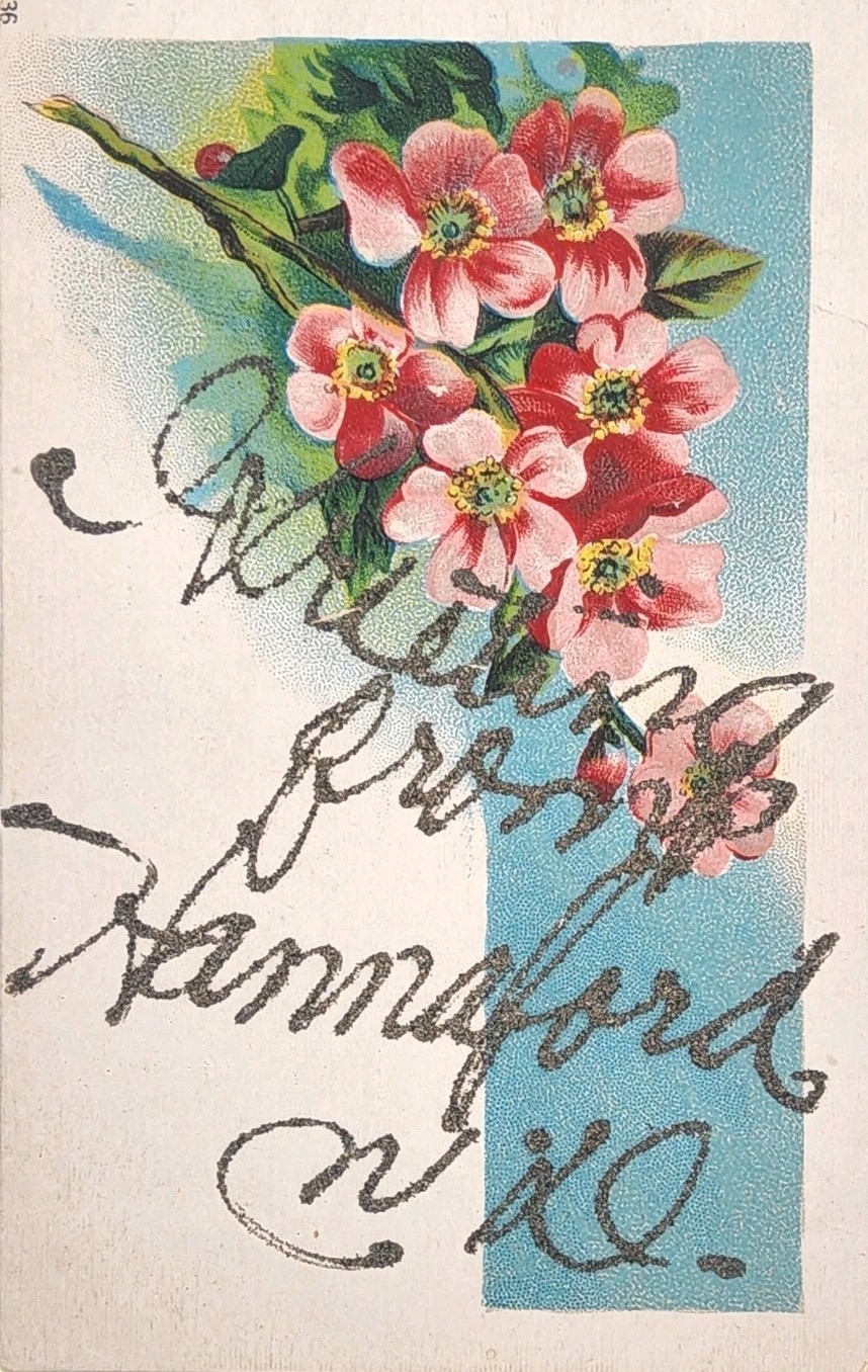 c1912 Greetings Postcard - Greetings From Hannaford, North Dakota ~ #-7943