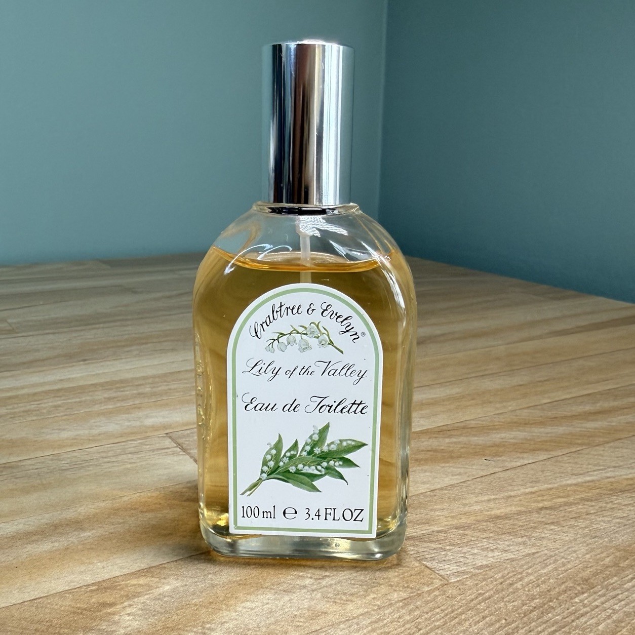 Crabtree & Evelyn LILY OF THE VALLEY Eau de Toilette 3.4oz Perfume Spray New NOS