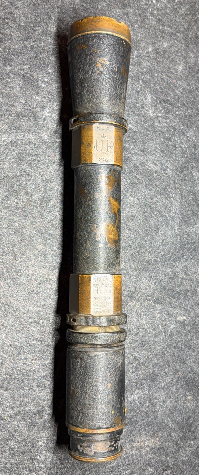 1905 Pre WW1 US Navy MK.12 No.246 Spotting Scope (GREAT WHITE FLEET ERA)