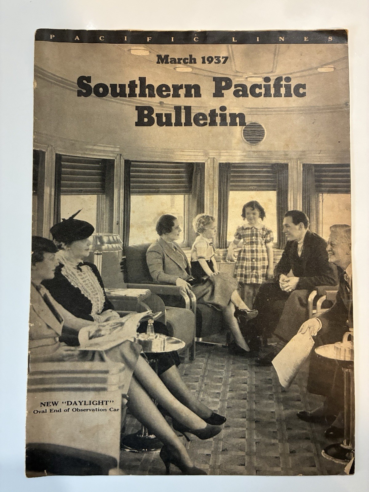 Vintage Antique Southern Pacific Bulletin Magazine 1937 March