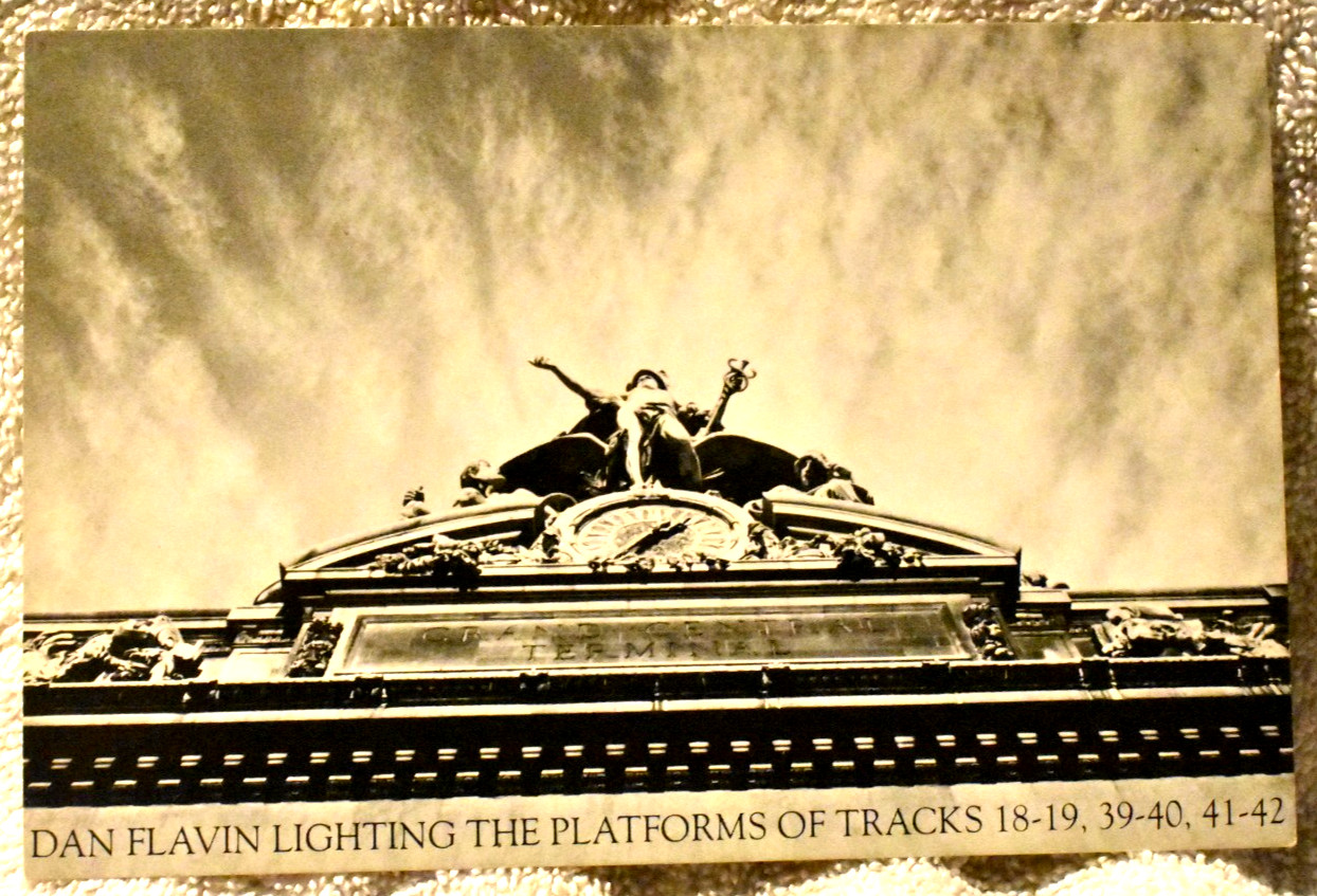 DAN FLAVIN -LIGHTING THE PLATFORMS - DIA CENTER FOR THE ARTS - MINT CONDITION
