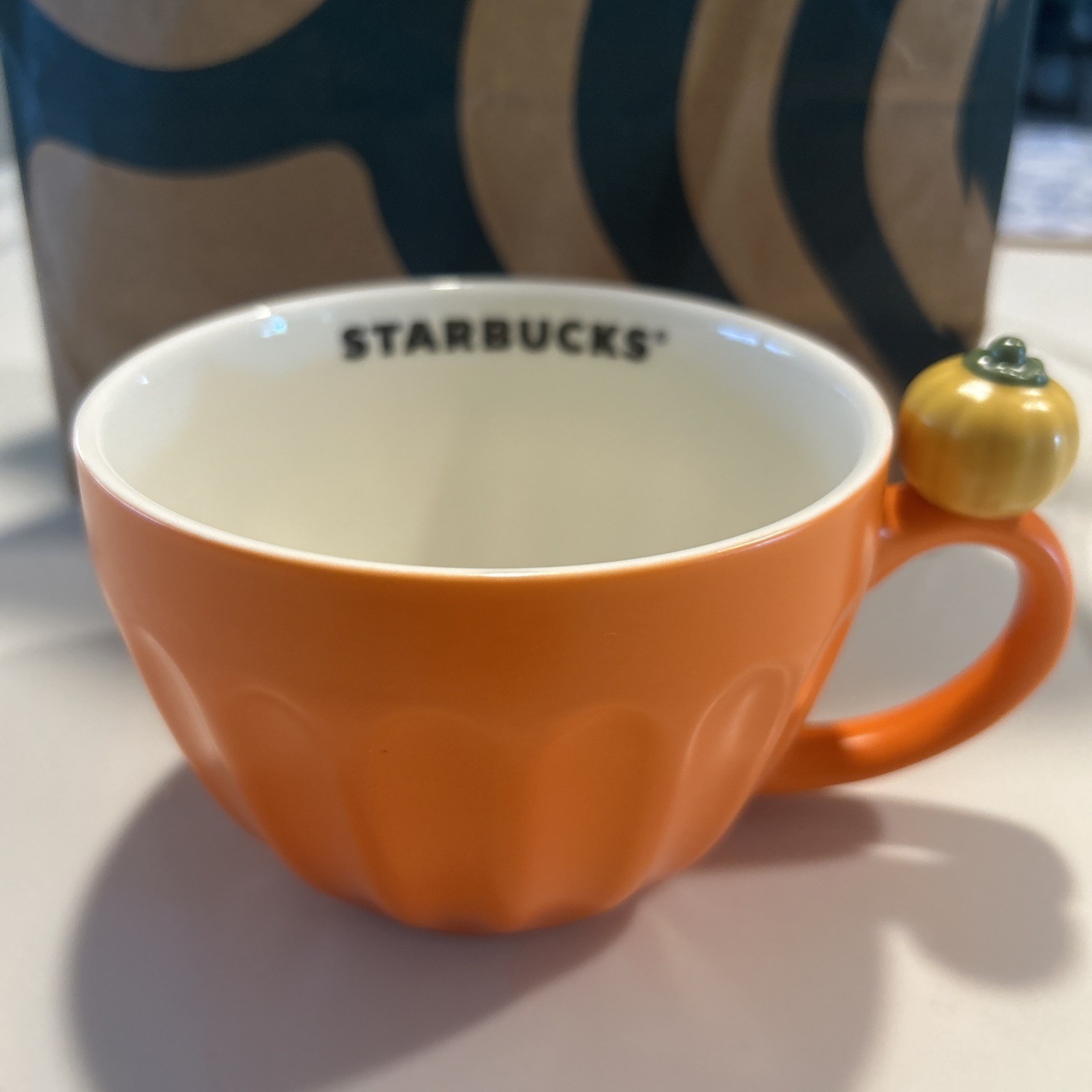 🎃Starbucks Mug Europe Pumpkin Limited Edition Halloween 12oz US Seller🎃