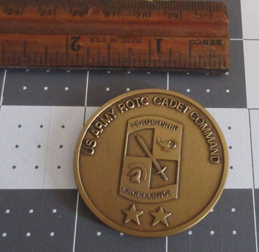 Army ROTC Cadet Command 2nd Region Leadership & Excellence Challenge Coin