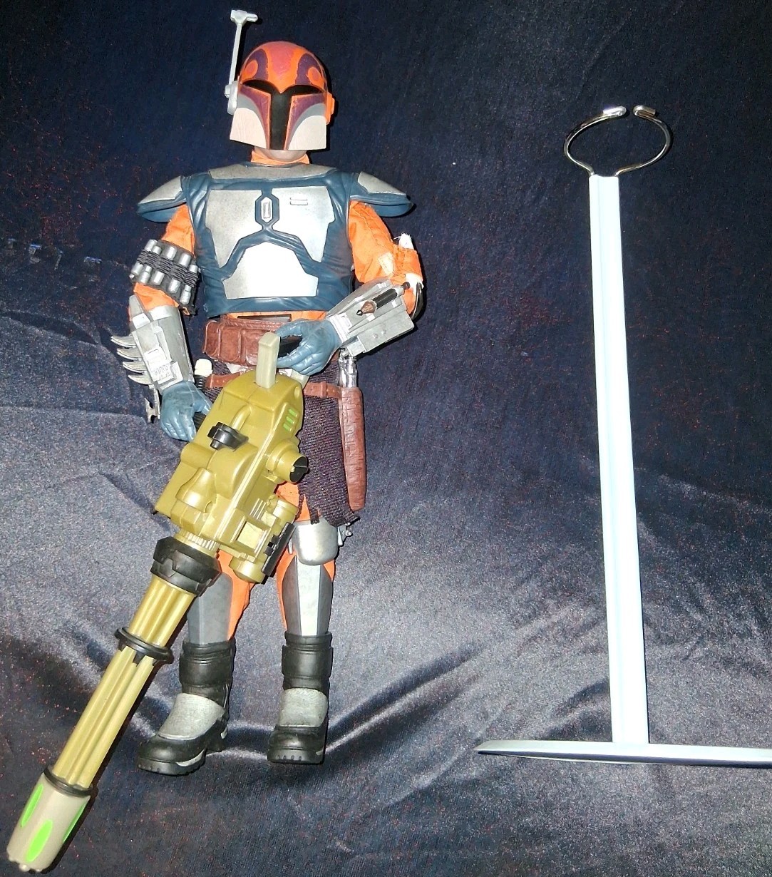 STAR WARS CUSTOM 12 IN 1/6 SCALE CUSTOM MANDALORIAN JANGO FETT