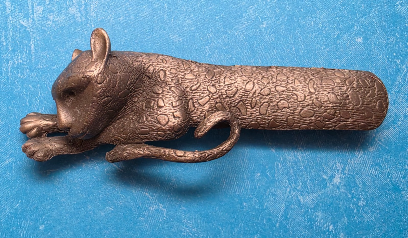 Stunning vintage 1980s gunmetal silver statement piece