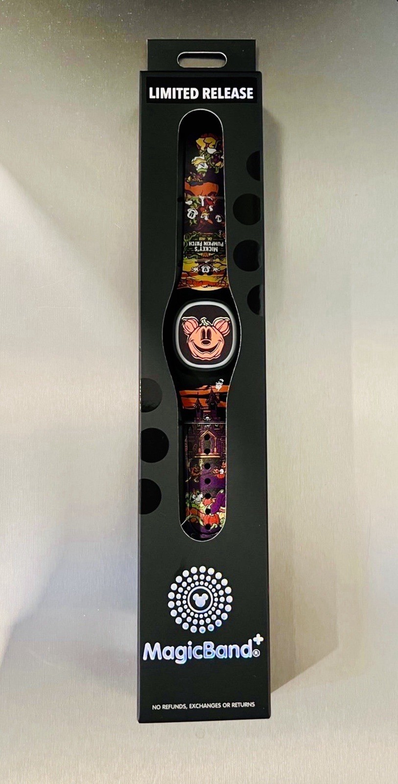 Disney Parks Halloween Mickey's Pumpkin Patch LR MagicBand Plus + 🎃 🦇