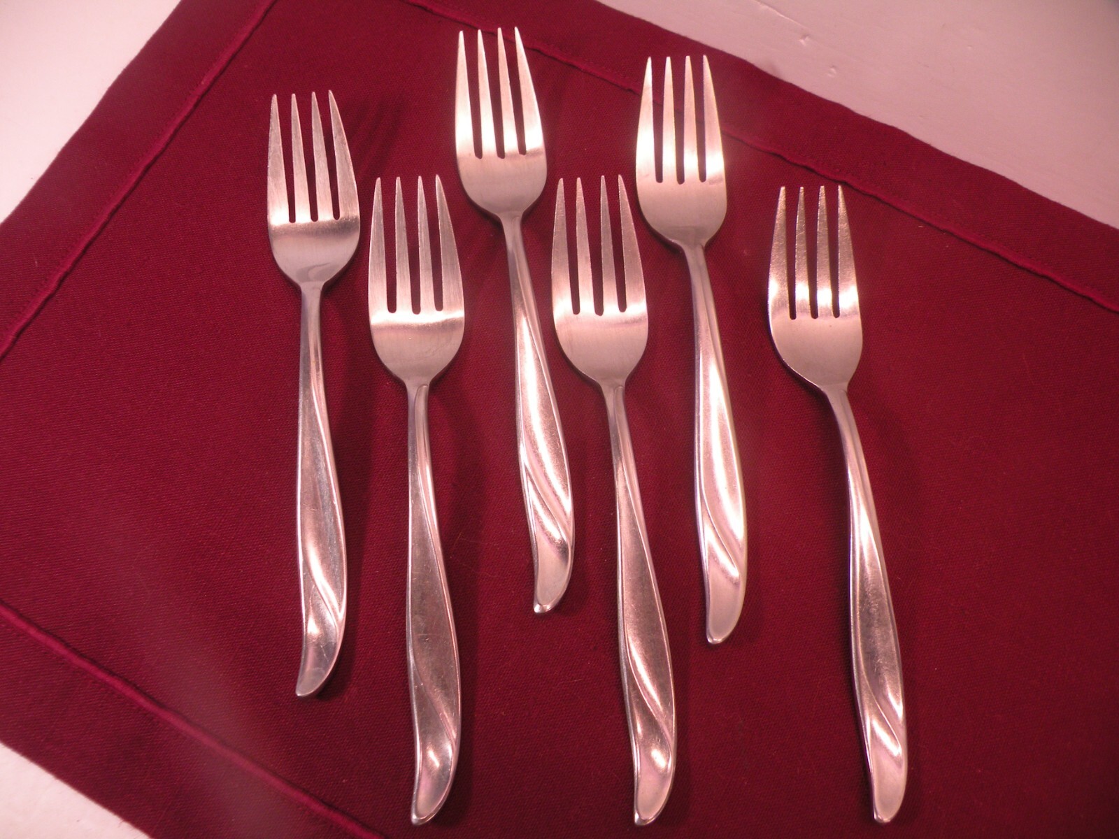 Set Of 6 Towle SCC Supreme Cutlery Stainless Japan TWS110 Dinner Forks 7
