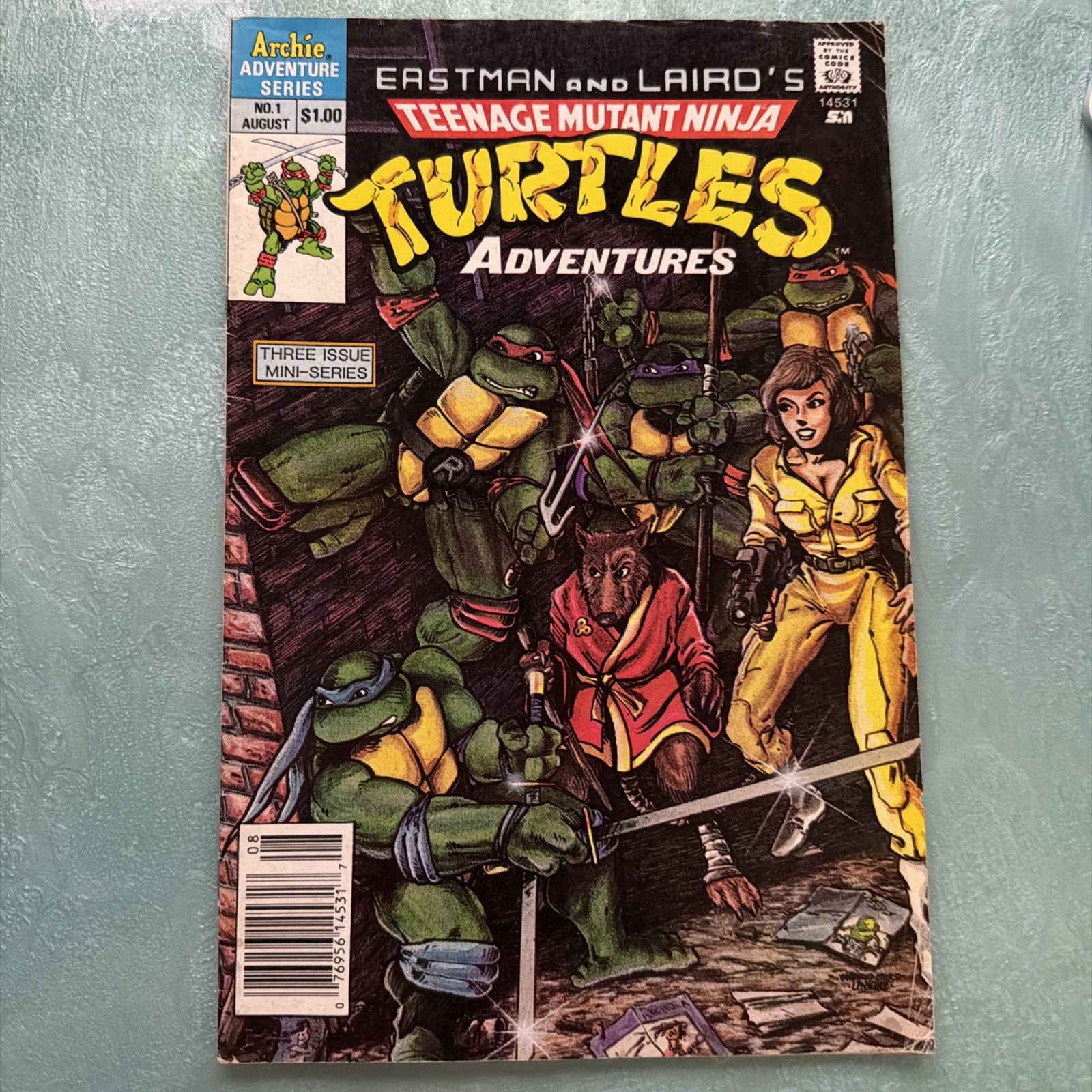 Teenage Mutant Ninja Turtles Adventures #1 (Newsstand ) (ARCHIE COMICS)
