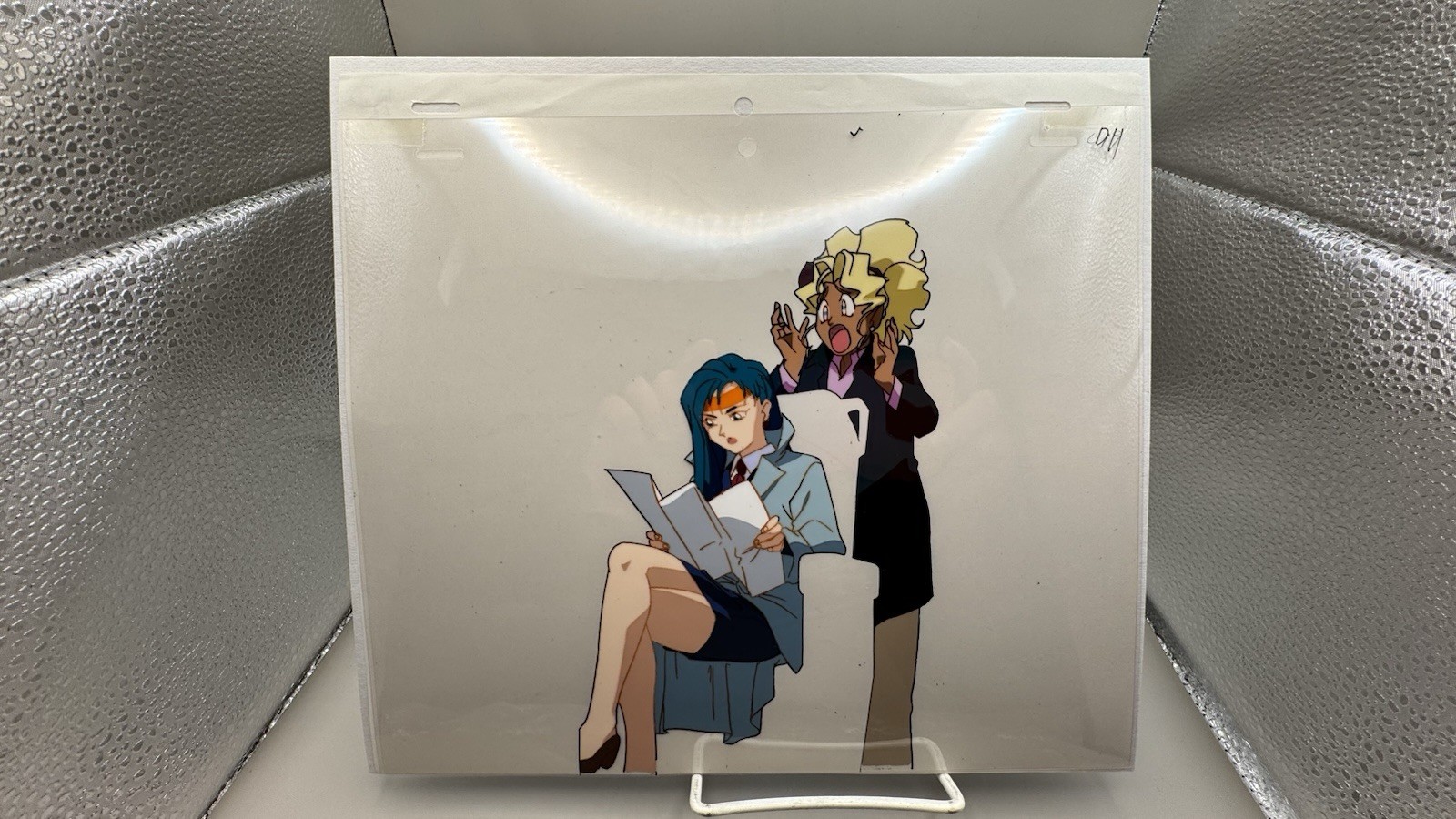 Tenchi Muyo Animation Cel of Mihoshi & Kiyone Original Production Art Anime