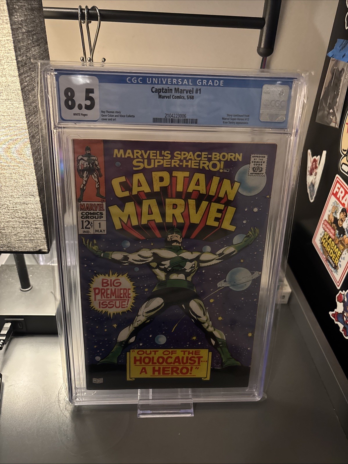 CAPTAIN MARVEL #1, Marvel Comics, CGC 8.5, 2nd Carol Danvers W/P🔥🔥💎