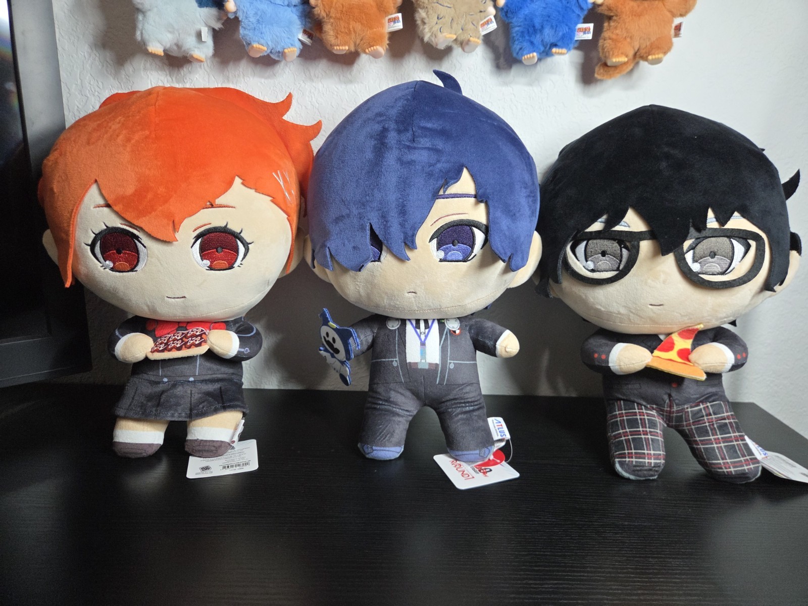 Round  1 x Persona 30th Anniversary Plush Set Jumbo 16” Kotone Makoto Joker/Ren