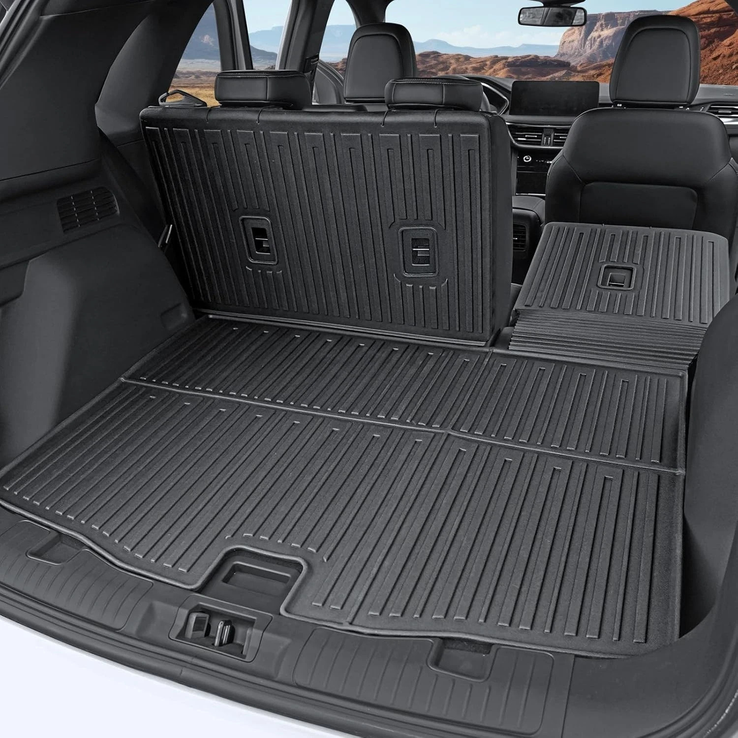 Cargo Mat for 2020-2025 2026 Ford Escape Gas (Not for PHEV), Full Coverage All