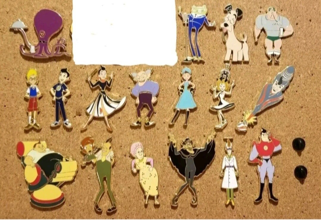 17 Fantasy Disney Pins - Rare Characters from Meet The Robinsons