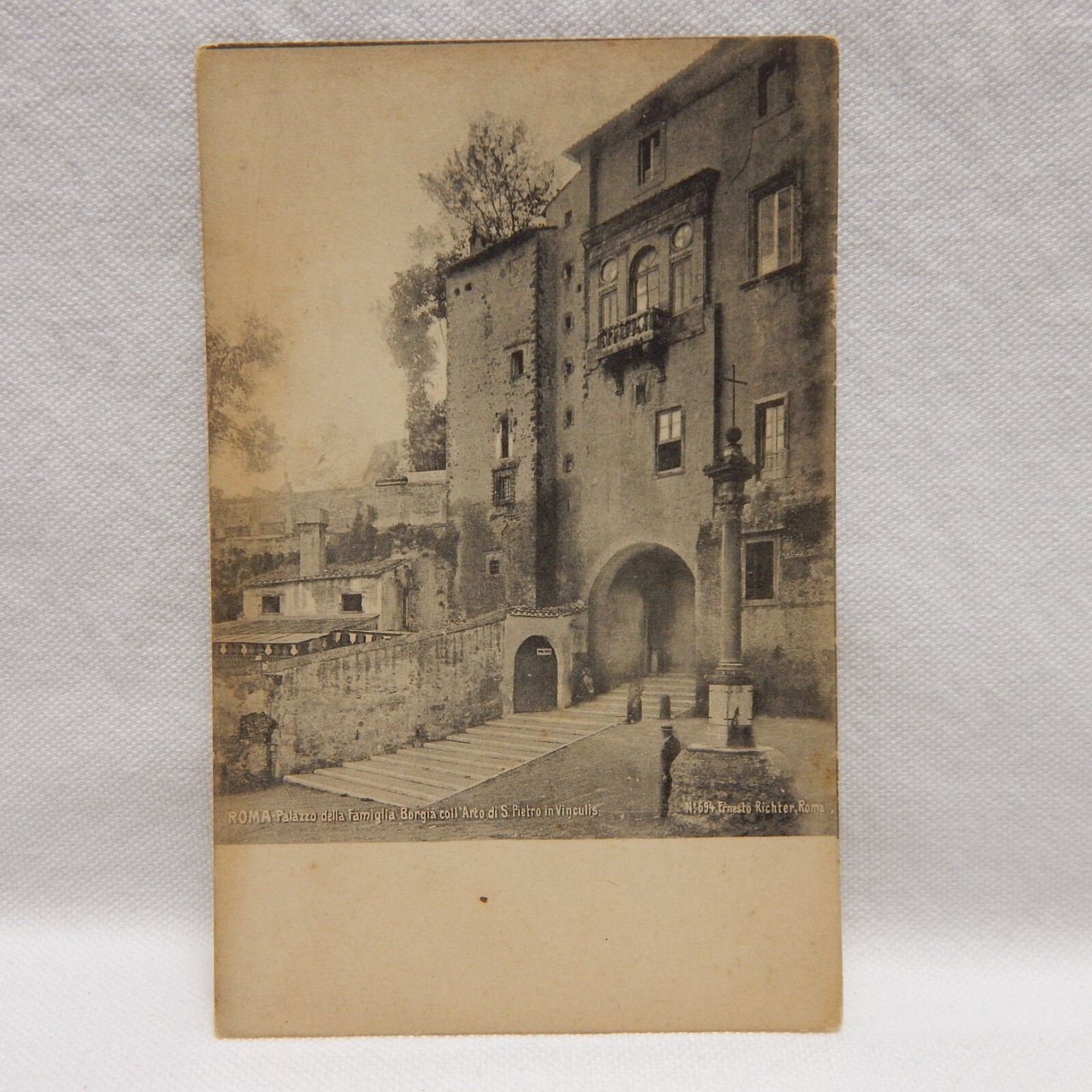 ROME PALACE OF THE BORGIA FAMILY POSTCARD