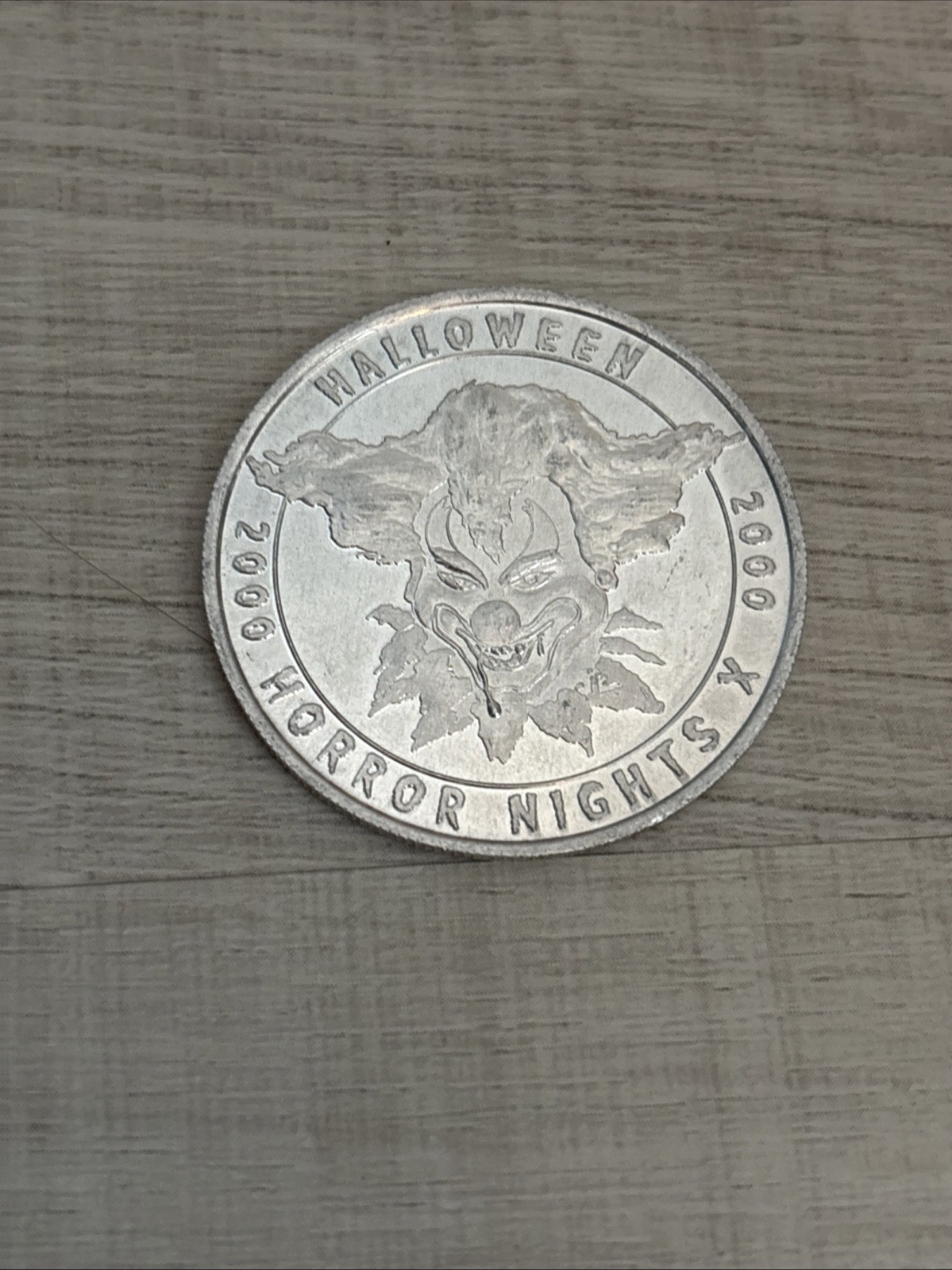Halloween Horror Nights X 2000 Jack The Clown Commemorative Coin