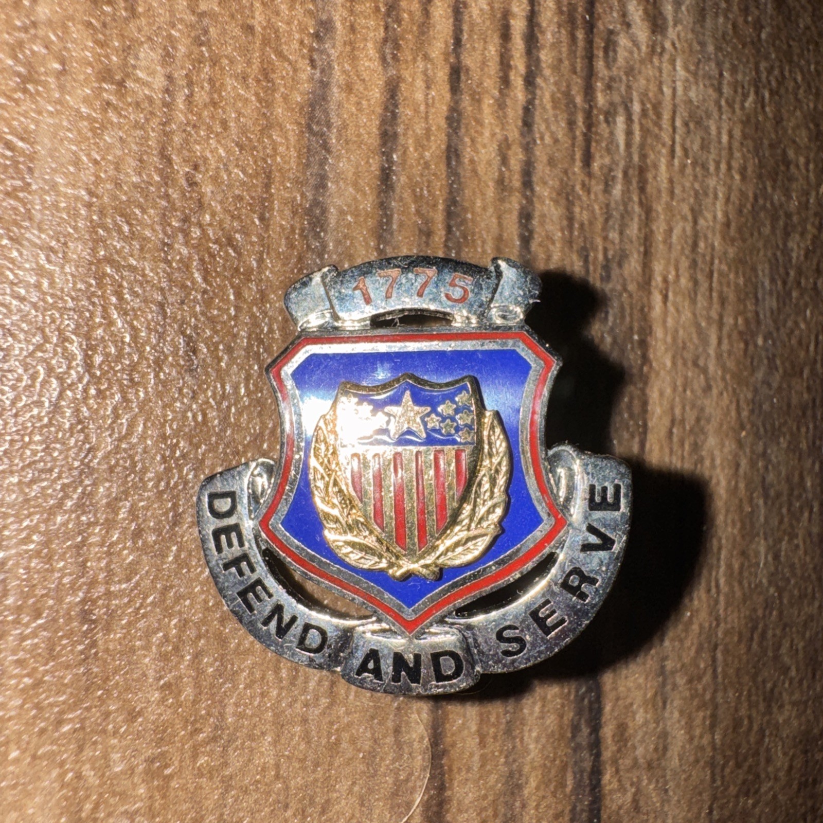 MILITARY US Army Adjutant General Corps DUI DI Pin Clutchback Crest Medal DI-8