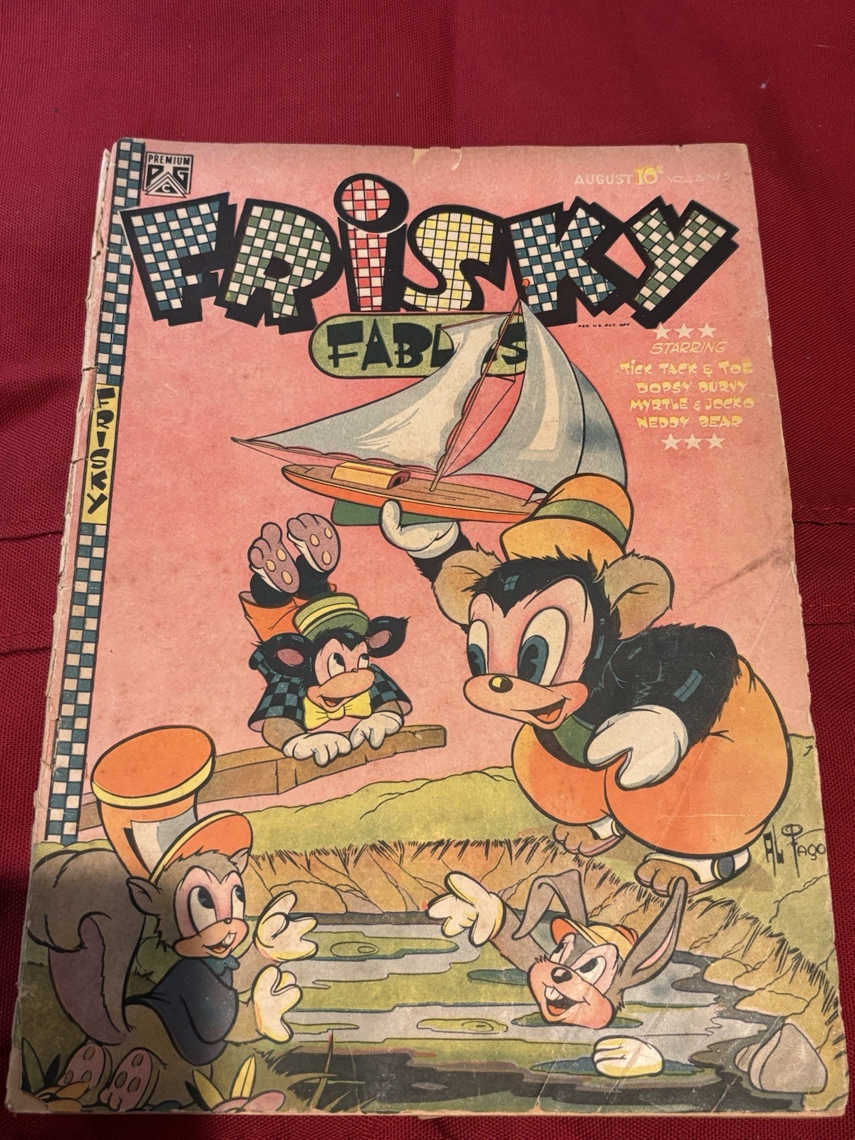 Frisky Fables Volume 3 No. 5 Comic Book In Acceptable Condition