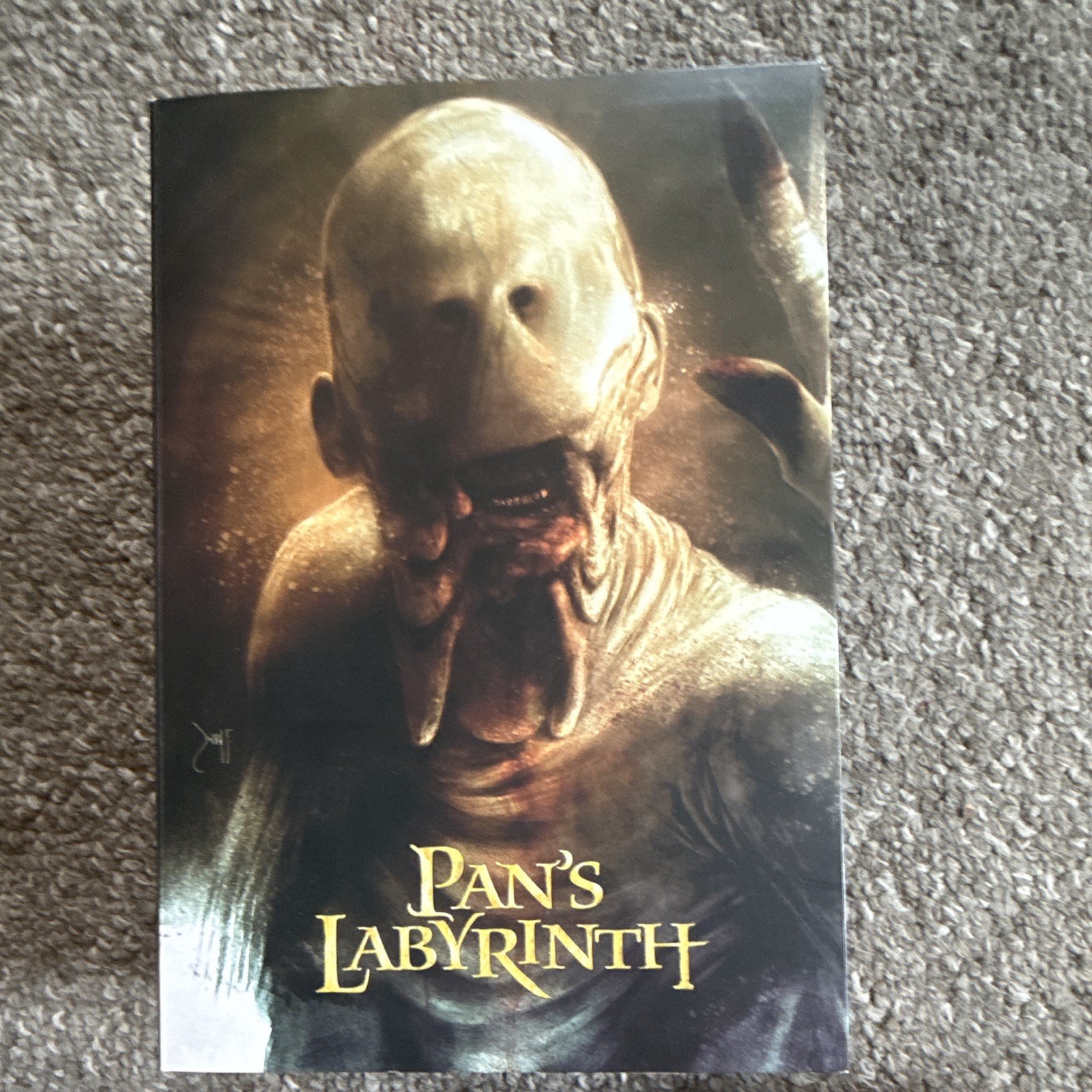 NECA Pan's Labyrinth Pale Man Figure Boxed, Guillermo del Toro Signature 02