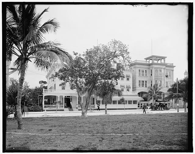 Photo:Miami Florida San Carlos Hotel 1900s Palm Trees Resort Hotel