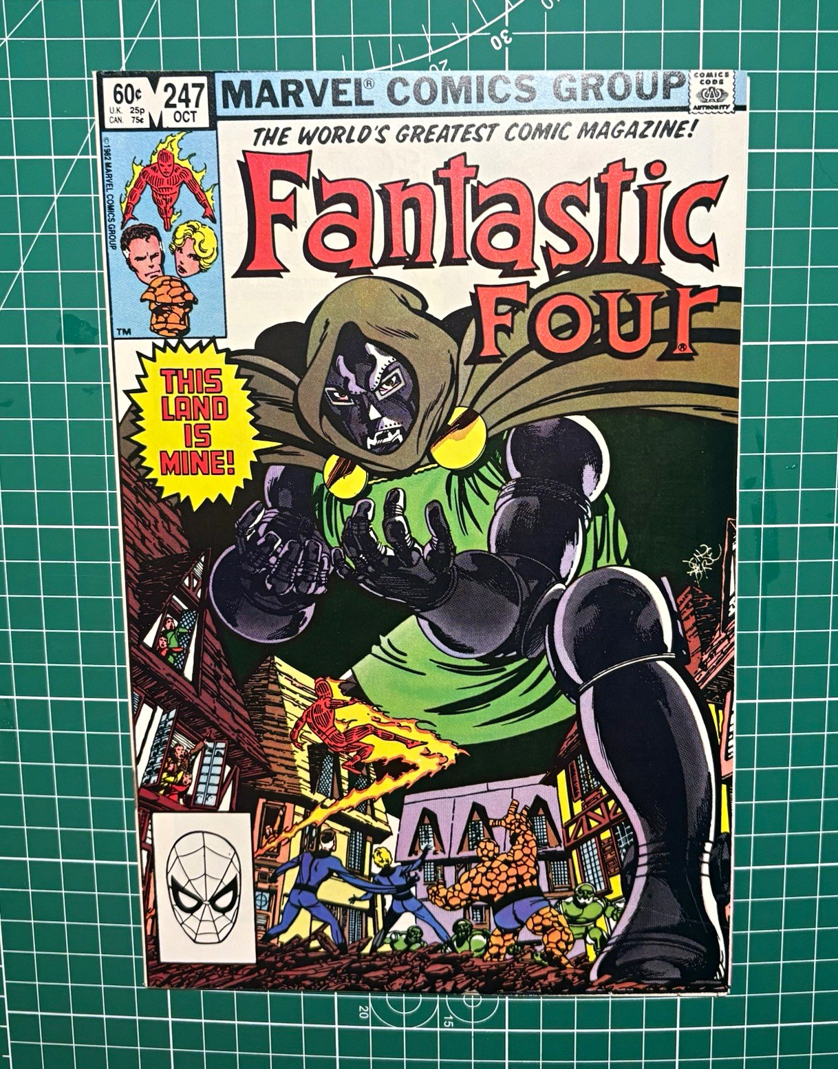 Marvel Fantastic Four #247 Comic Book Bronze Age Doctor Doom