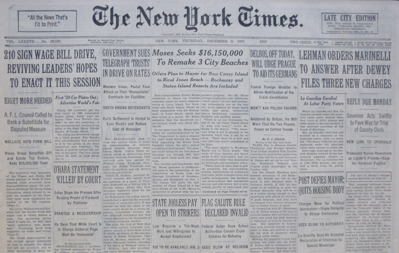 12-1937 December 2 - NANKING - JAPAN TROOPS IN SHANGHAI 8,000 CATHOLICS ACCUSED