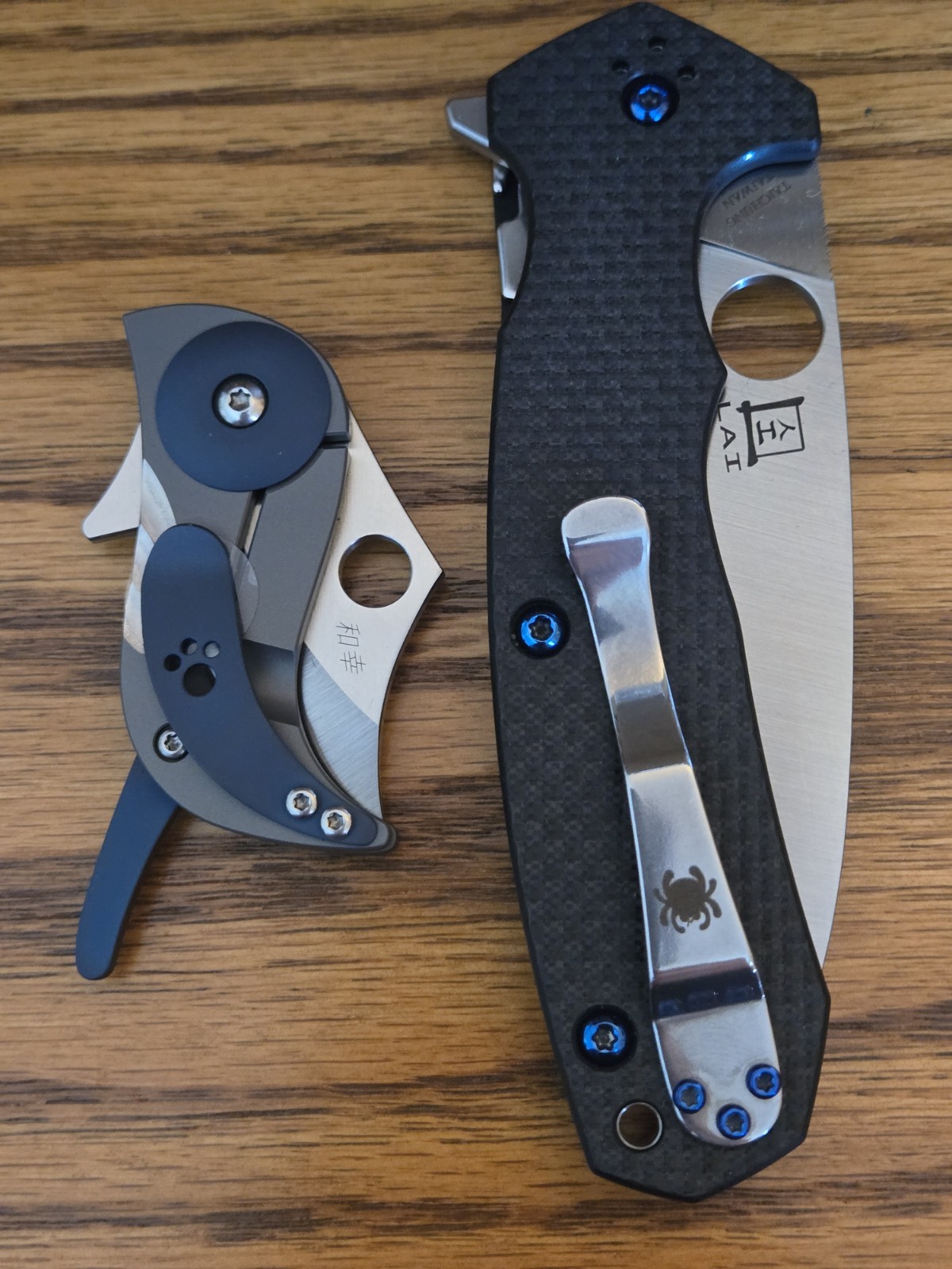 Spyderco Amalgam & Pochi Lot of 2 Knives Special-New