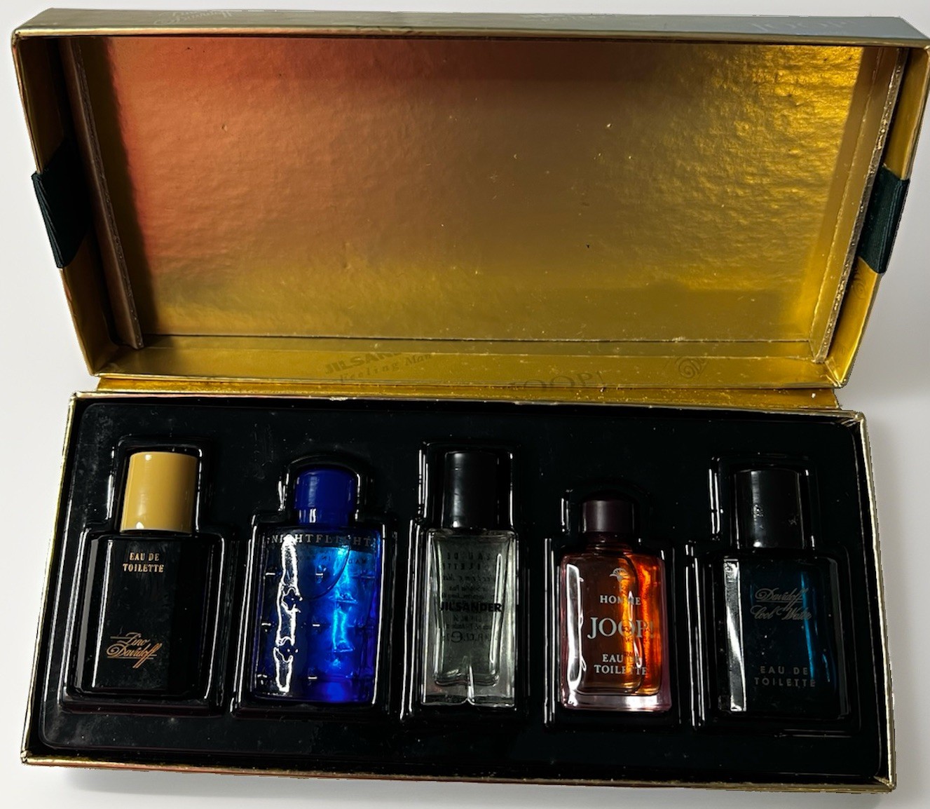 Vintage Davidoff Joop Nightflight Jil Sander Cologne Mini Gift Set 5pc
