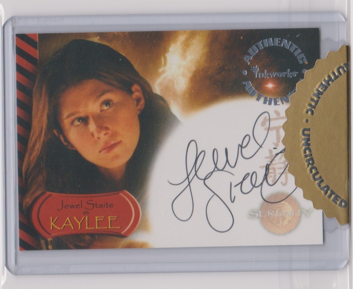 RAZOR SEALED 2005 Inkworks Serenity #A5 JEWEL STAITE Autograph Auto