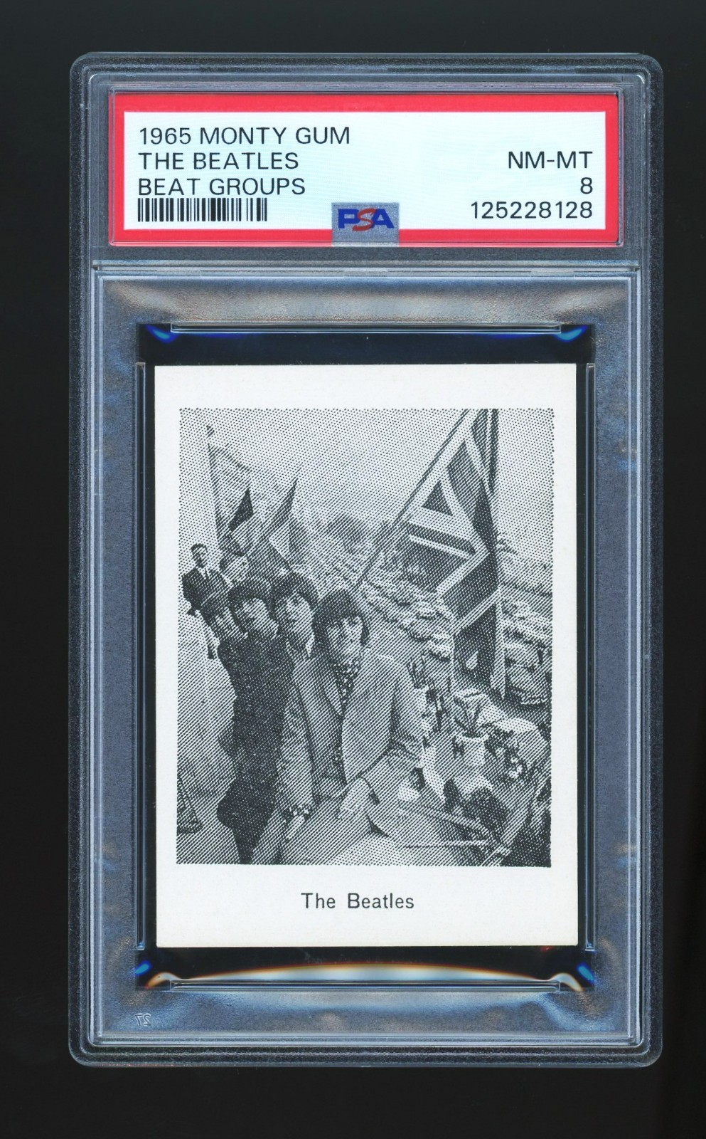 CRAZY RARE 1966 Monty Gum Beat Groups Beatles (PSA 8) (POP 1/Highest)
