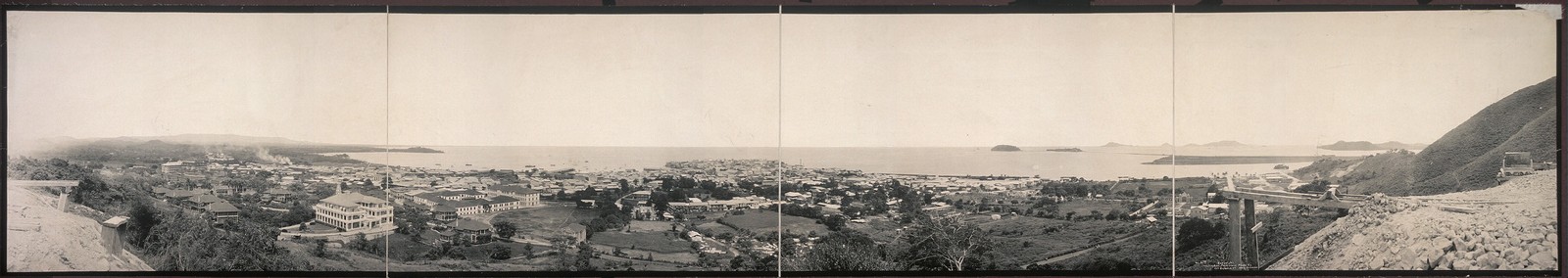 Photo:Panama City Panama c1914 Ancon Hill Panoramic Cityscape