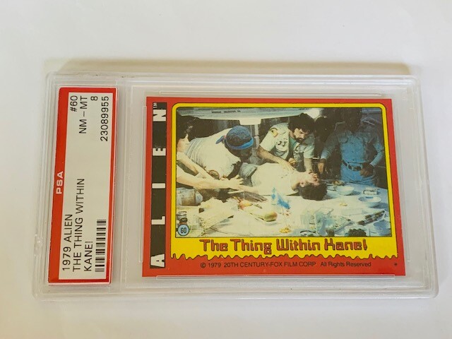 Alien Trading Card 1979 The Thing Within Kane PSA 8 Ripley #60 facehugger egg sp