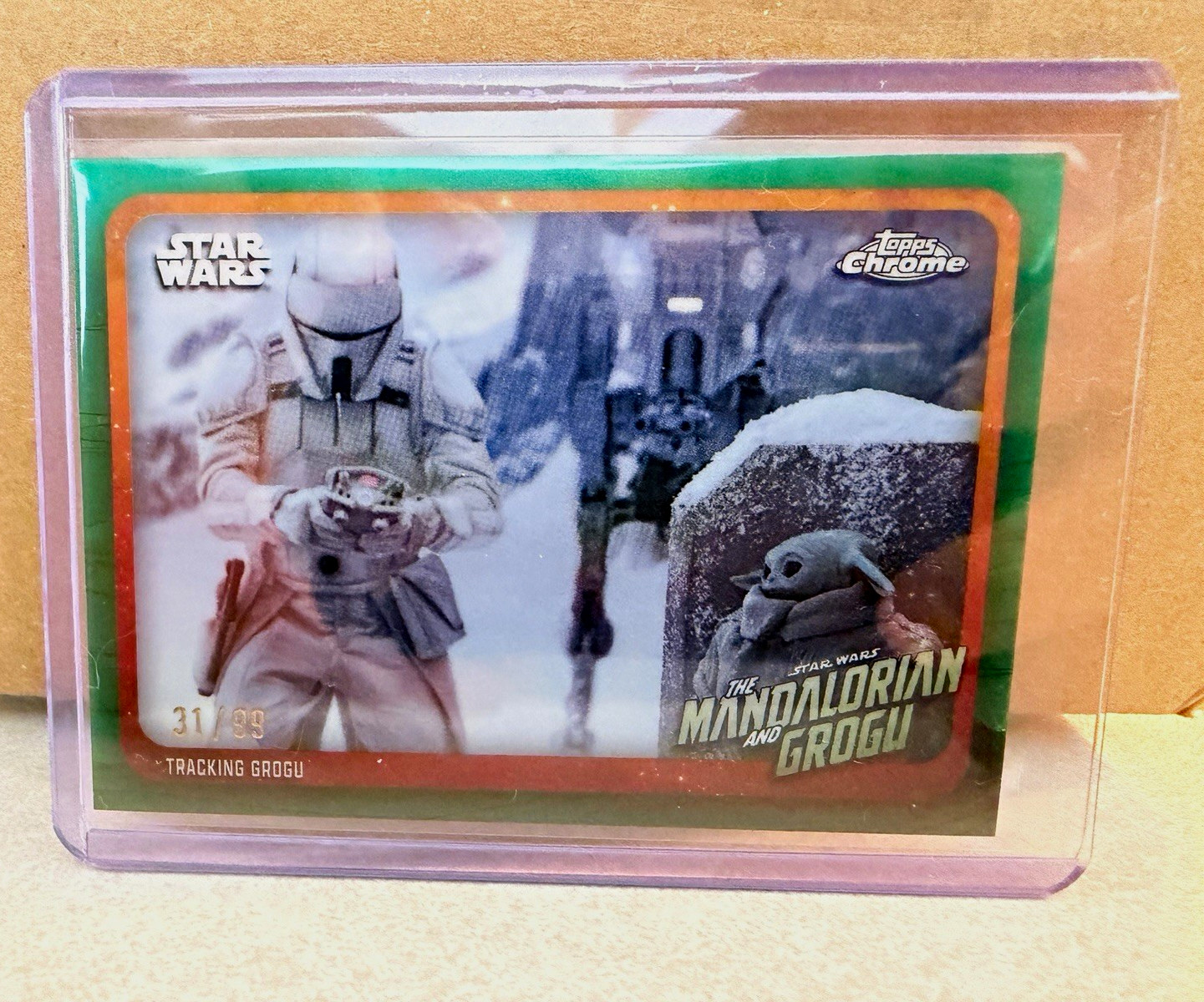 Topps Chrome 2024 Star Wars Mandalorian & Grogu /99