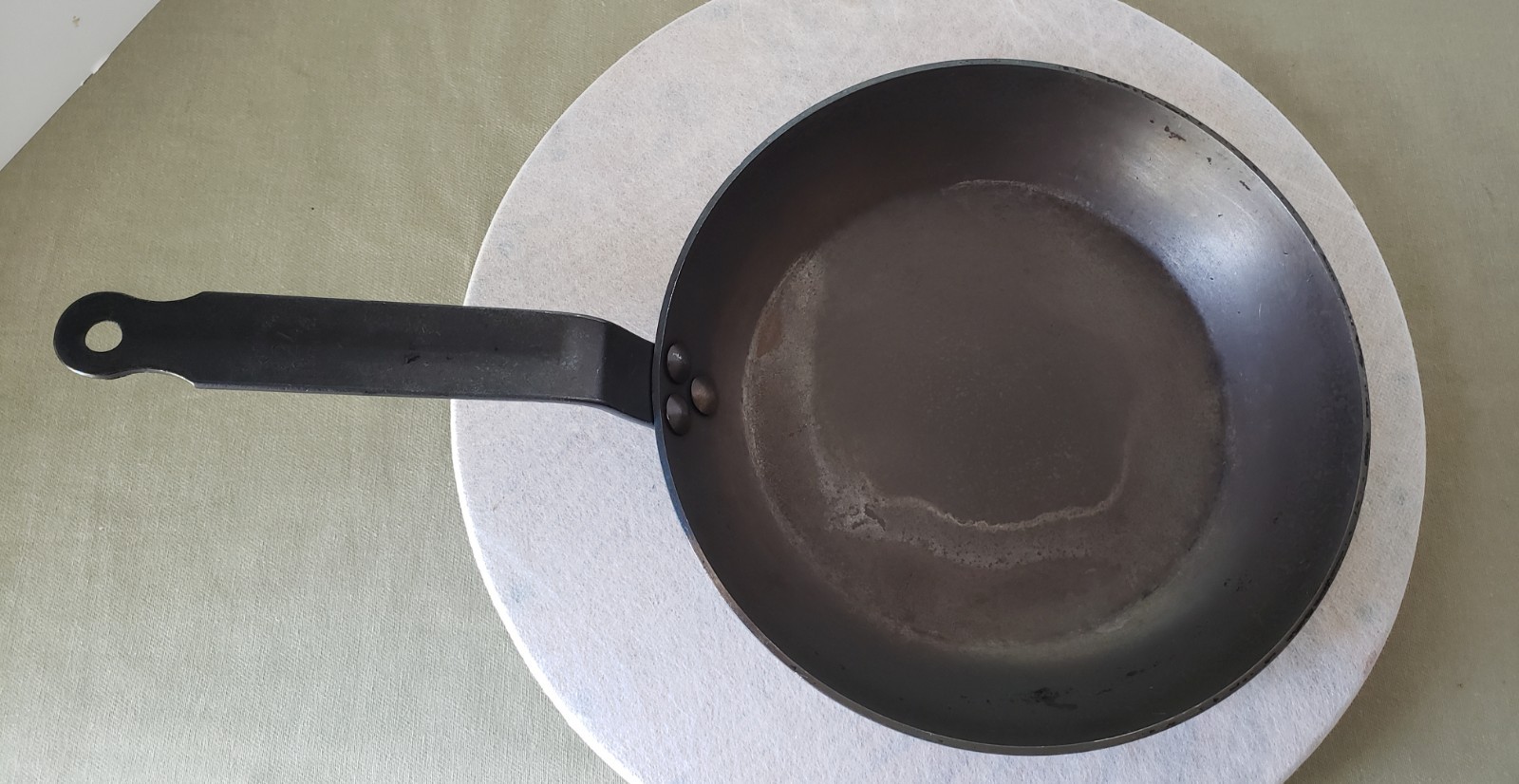 Vintage Steel Frying Pan Made in France #24