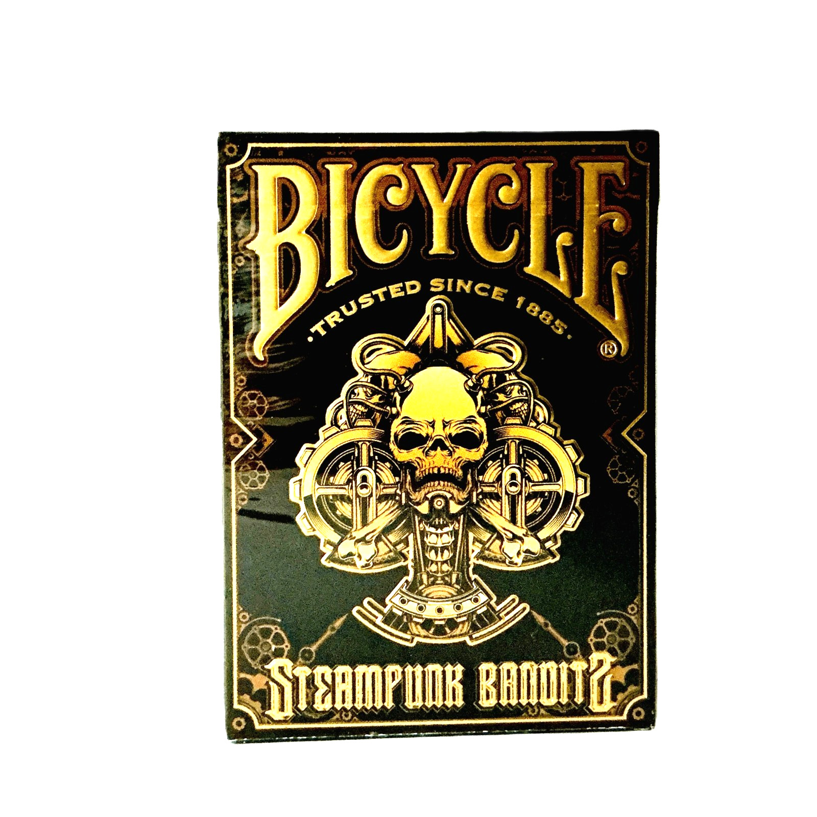 ONE NEW SEALED BICYCLE STEAMPUNK BANDITS BLACK VERSION PLAYING CARD DECK (2014)